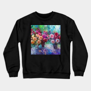 Still Life with Roses Crewneck Sweatshirt